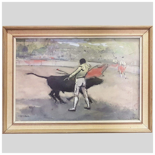 Art - Clifford Hall, Bull Fight