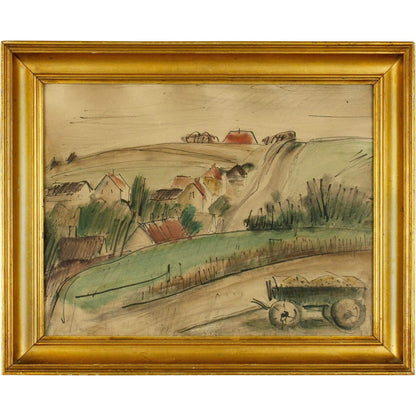 Art - Ejnar Johansen Watercolour