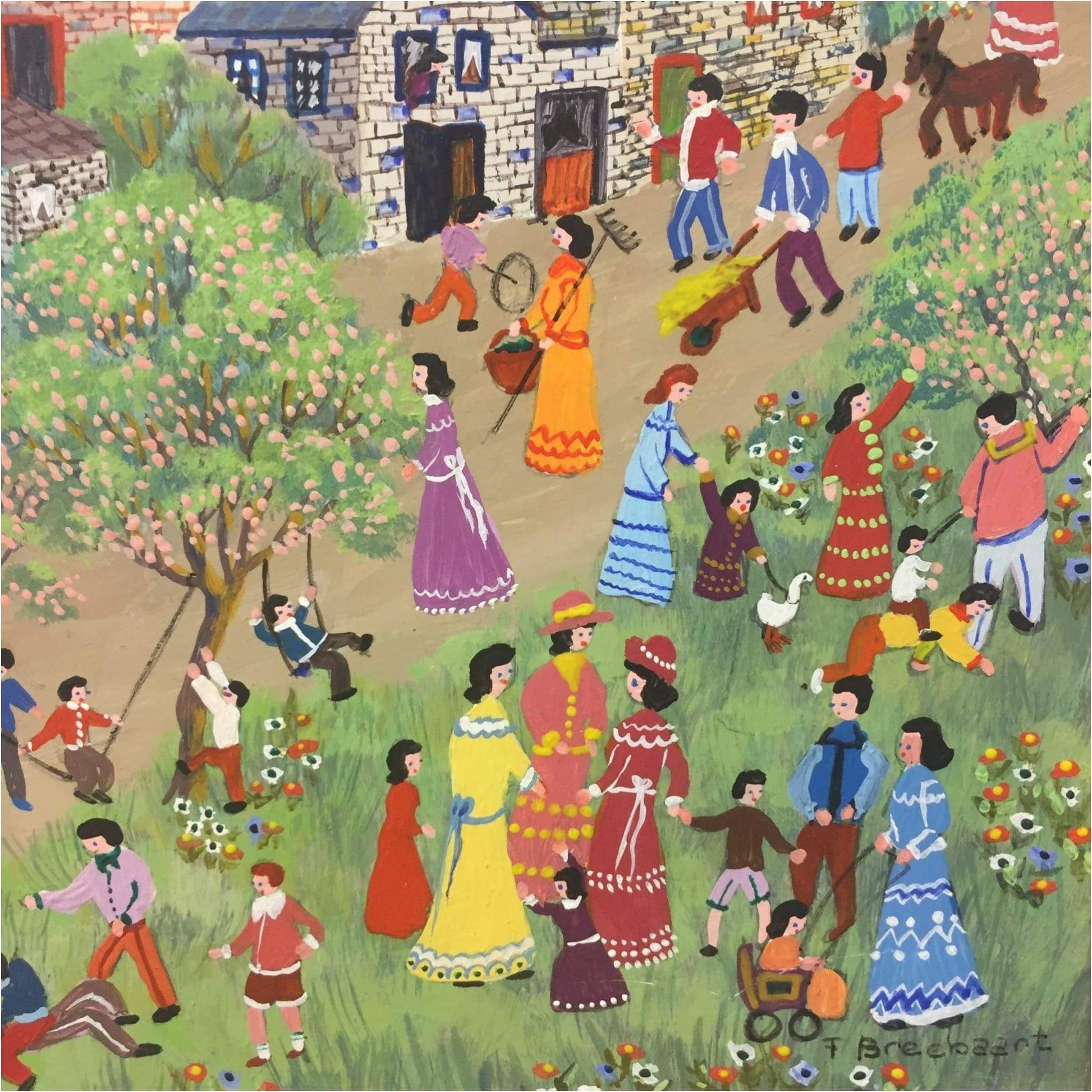 Art - Fred Breebaart, Village Scene