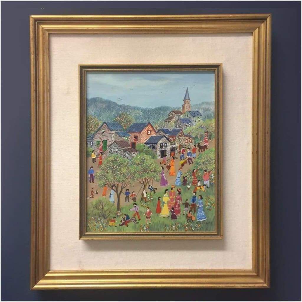 Art - Fred Breebaart, Village Scene