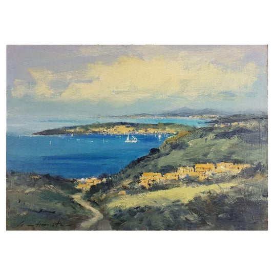 Art - Ian Houston, Looking Across Saint-Jean-Cap-Ferrat