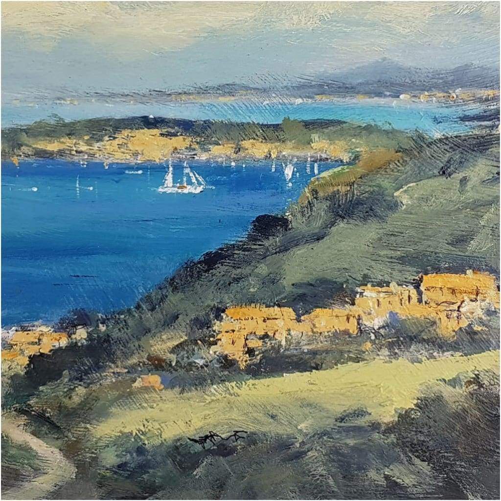 Art - Ian Houston, Looking Across Saint-Jean-Cap-Ferrat