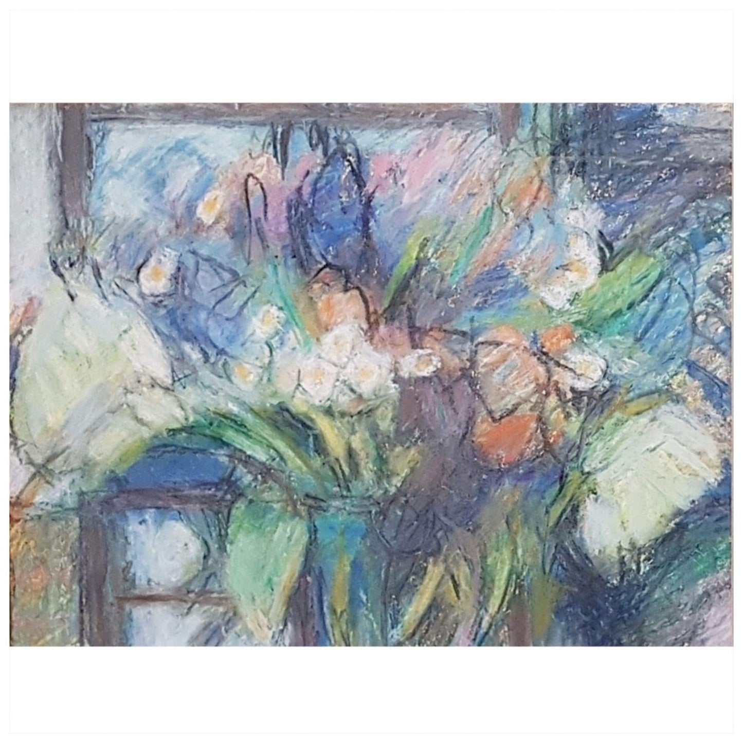 Art - John Powell,  'Bouquet With Roses'