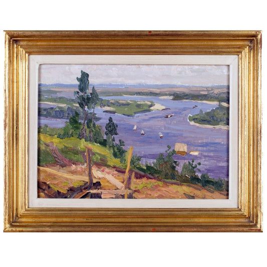 Art - Lysenko, Dnieper River Bank Near Kiev
