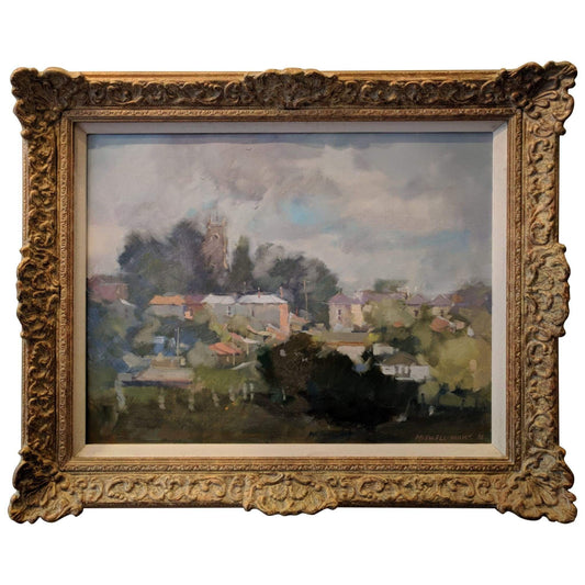 Art - Maxwell J. Wilks - Village On A River