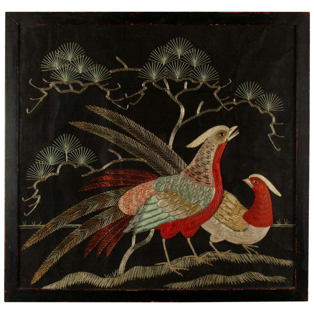 Art - Needlework Picture Of Birds