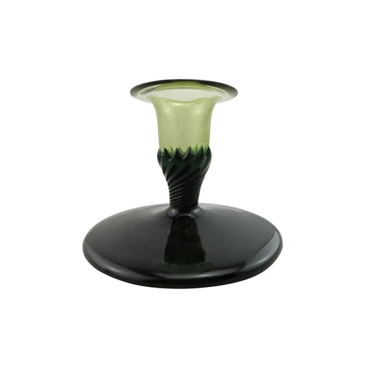 Art Nouveau Candlestick - Glass