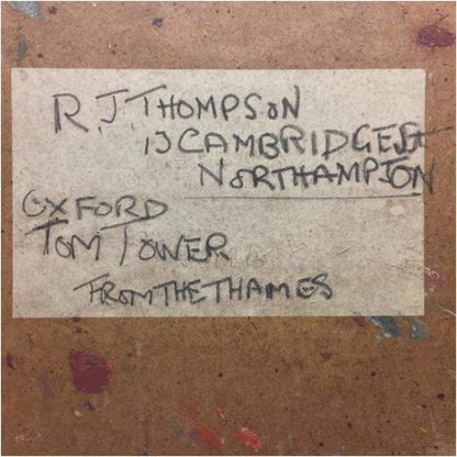 Art - Oxford, Tom Tower From The Thames