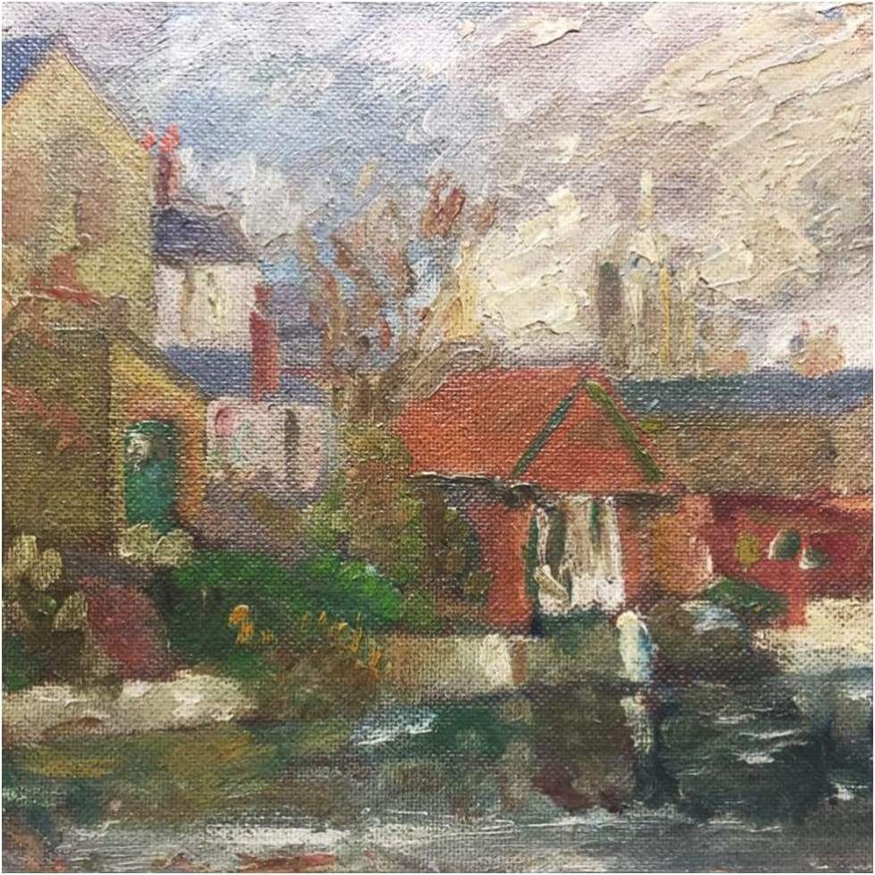 Art - Oxford, Tom Tower From The Thames