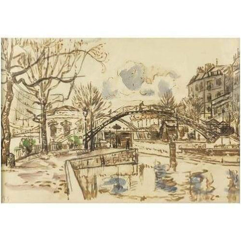 Art - Parisian Canal Scene