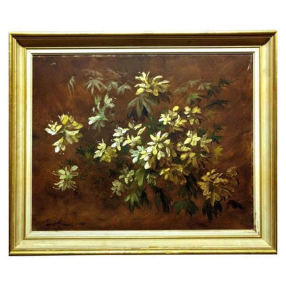 Art - Paul Gunn (1934-) 'Still Life Of Flowers'