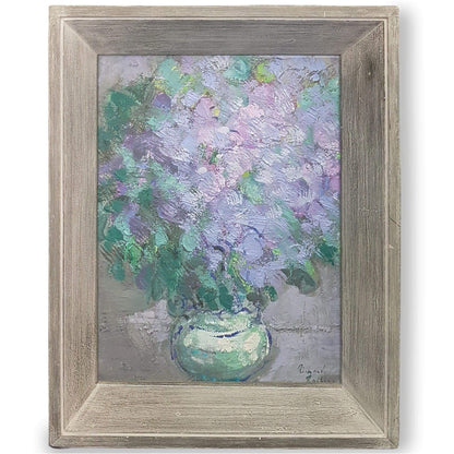 Art - Richard Robbins,  Vase Of Blue Flowers