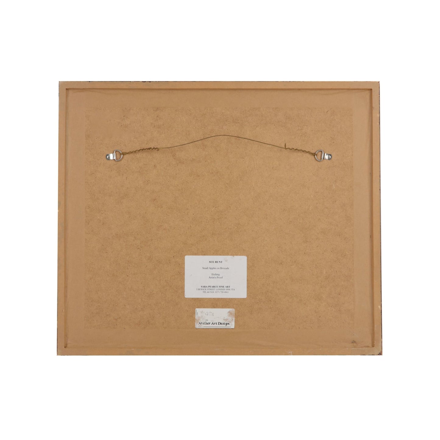 Art - Sue Hunt, Small Apples On Brocade