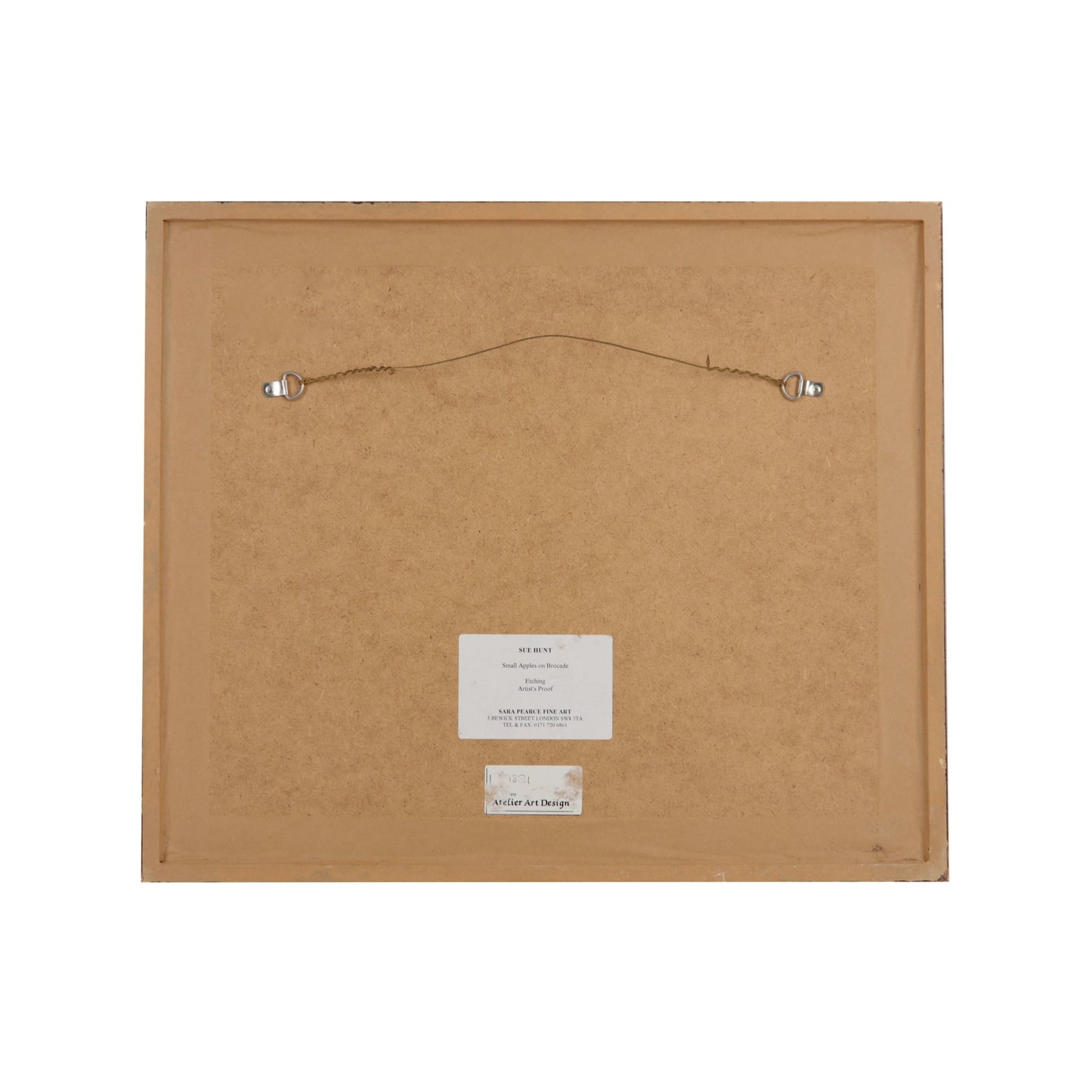 Art - Sue Hunt, Small Apples On Brocade