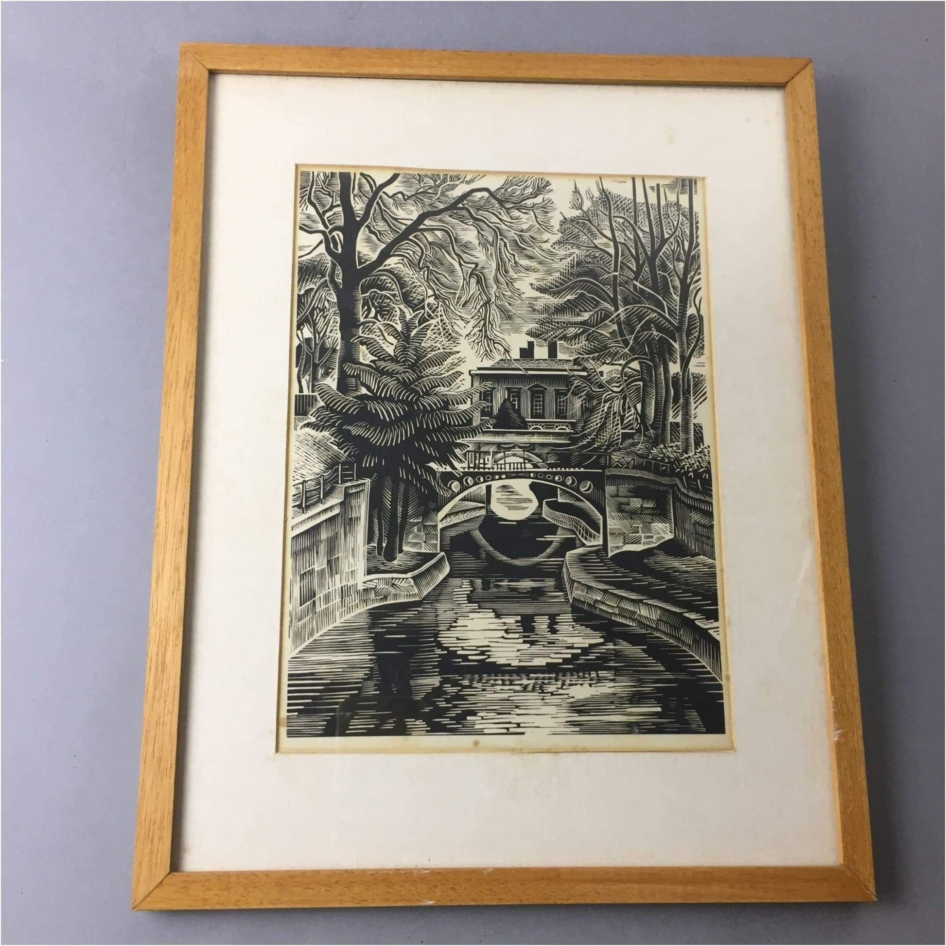 Art - Winifred Mckenzie, House Over The Canal, Bath