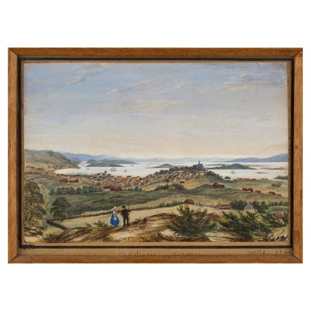 Art - Witch - Christiania, Norway (Distant View Of Oslo)