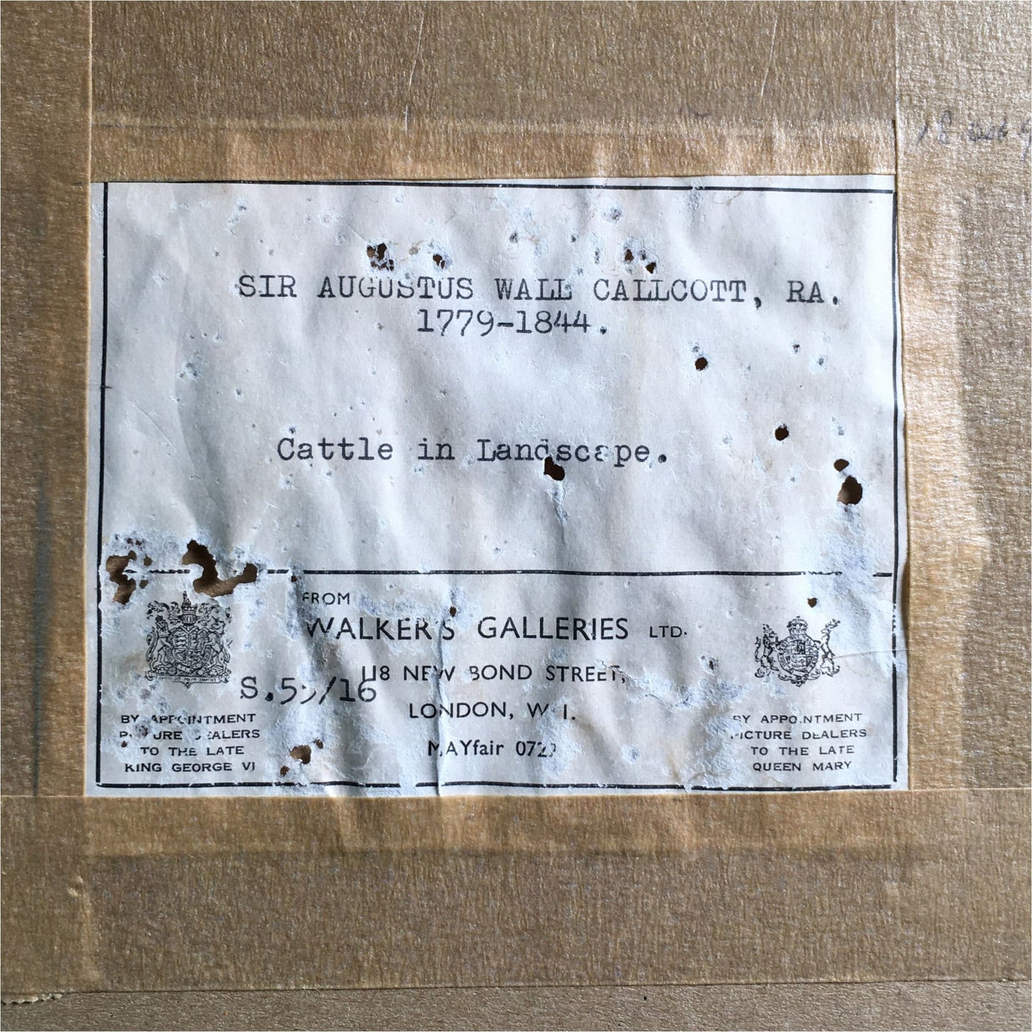 Augustus Wall Callcott Cattle in the landscape - Art