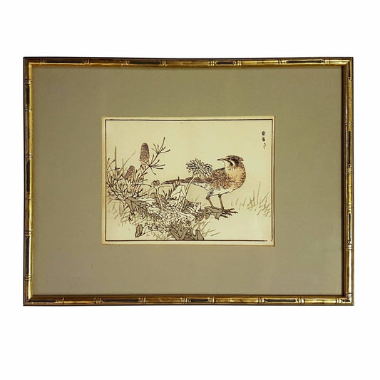 Art - Bairei Woodblock Print