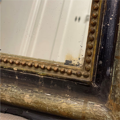 Black Arched French Mirror - Mirrors