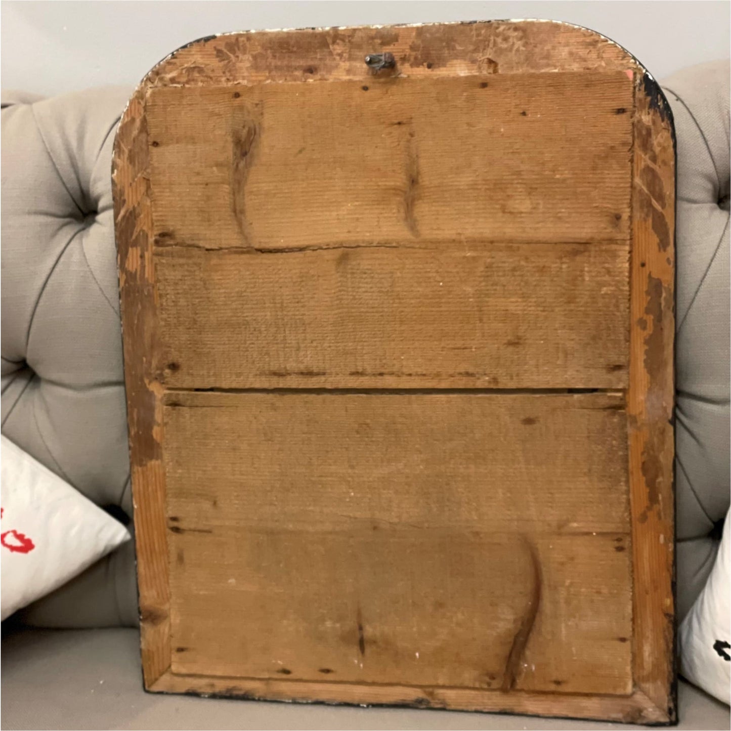 Black Arched French Mirror - Mirrors