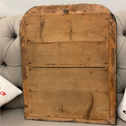 Black Arched French Mirror - Mirrors