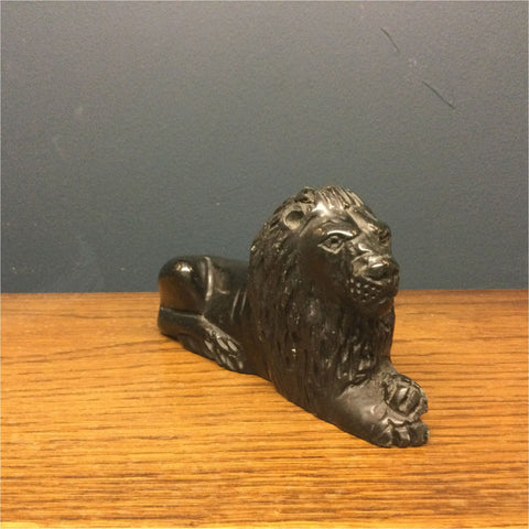 Black Patinated Lion - Miscellaneous