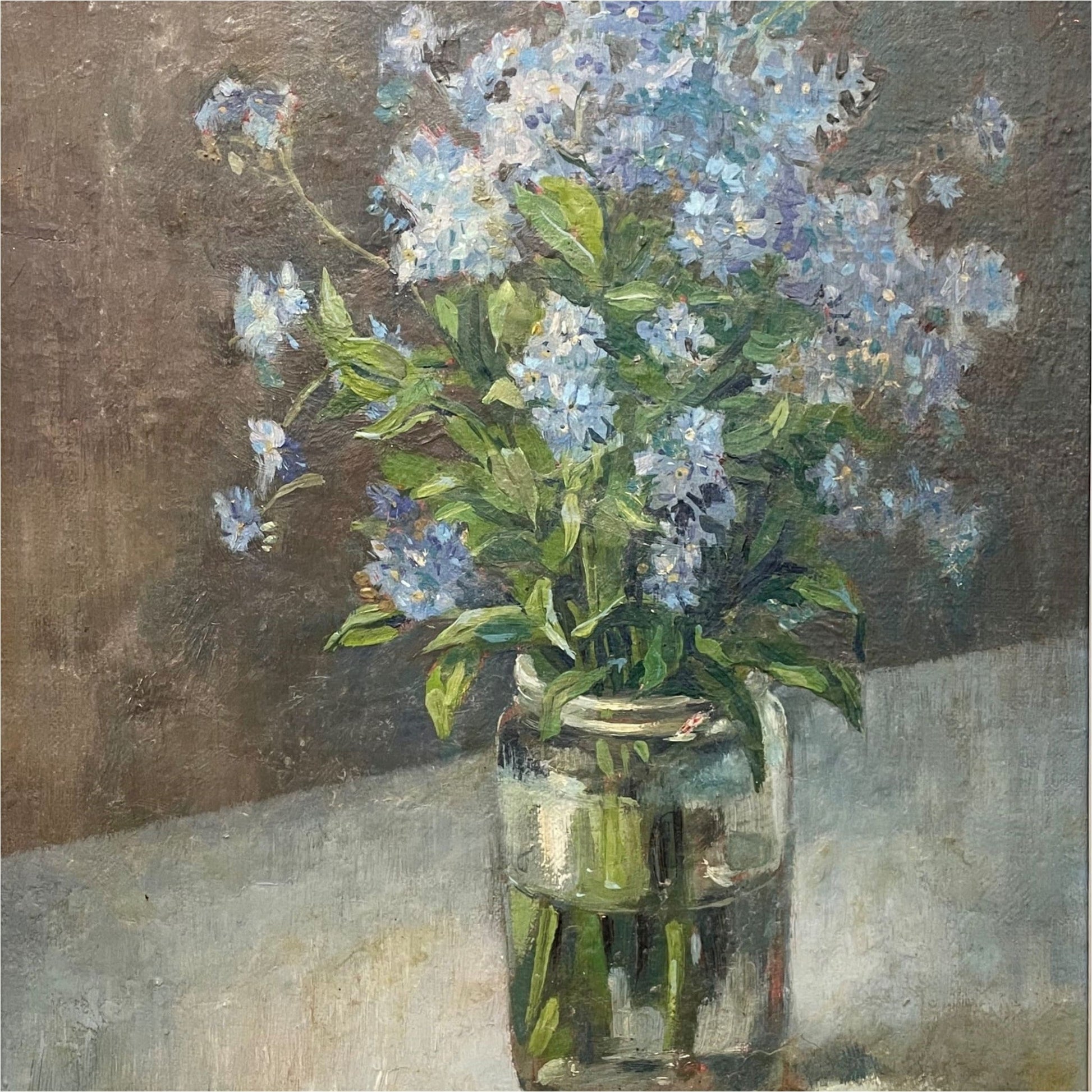 Brian Nolan Blue Flowers - Art