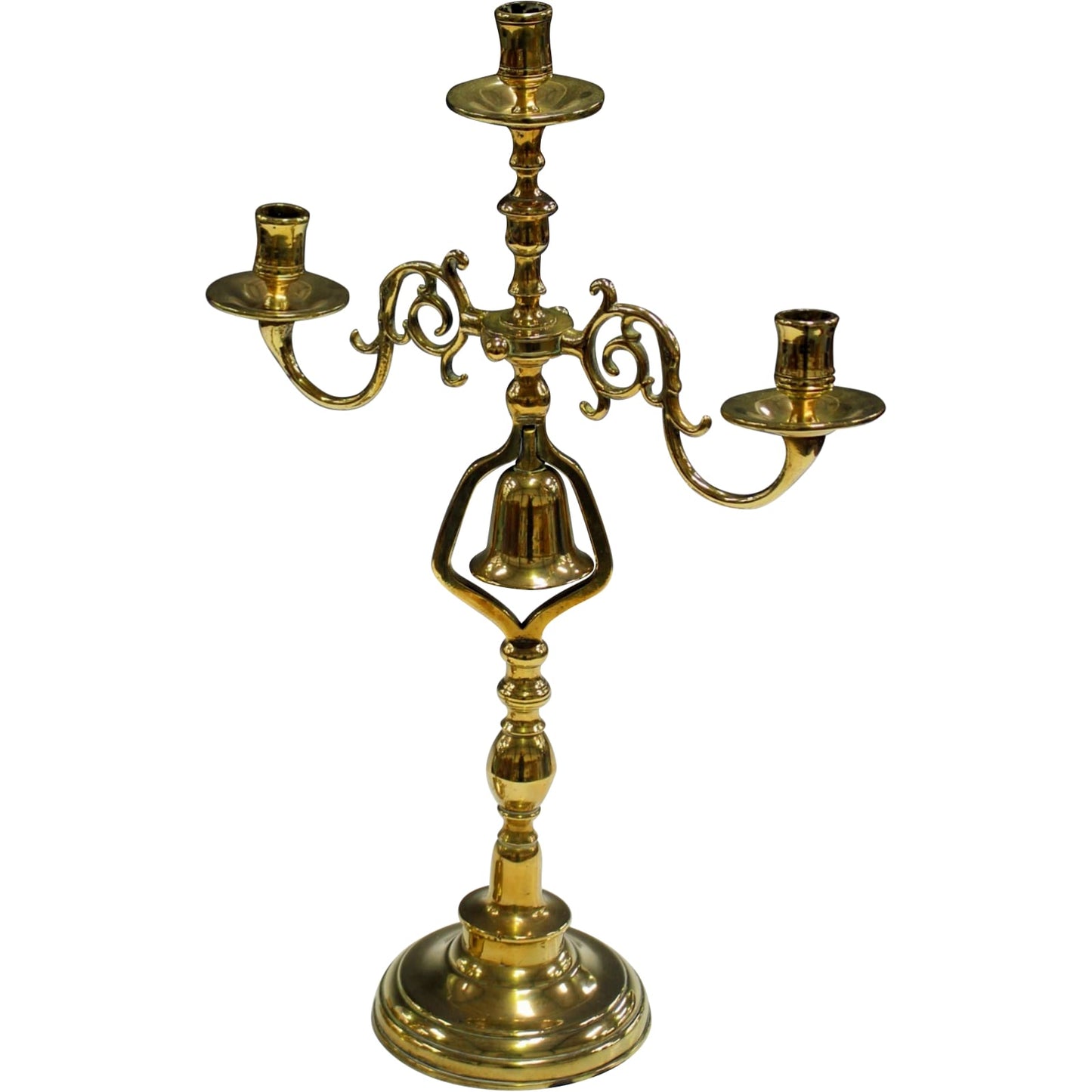 C19th Brass Tavern Candelabrum - Lighting