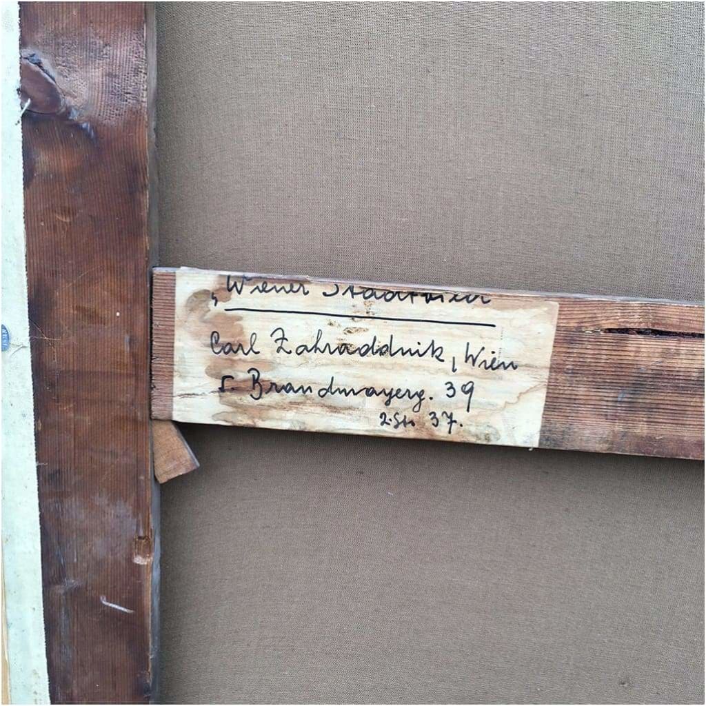 Art - Carl Zahraddnik, Wiene Town