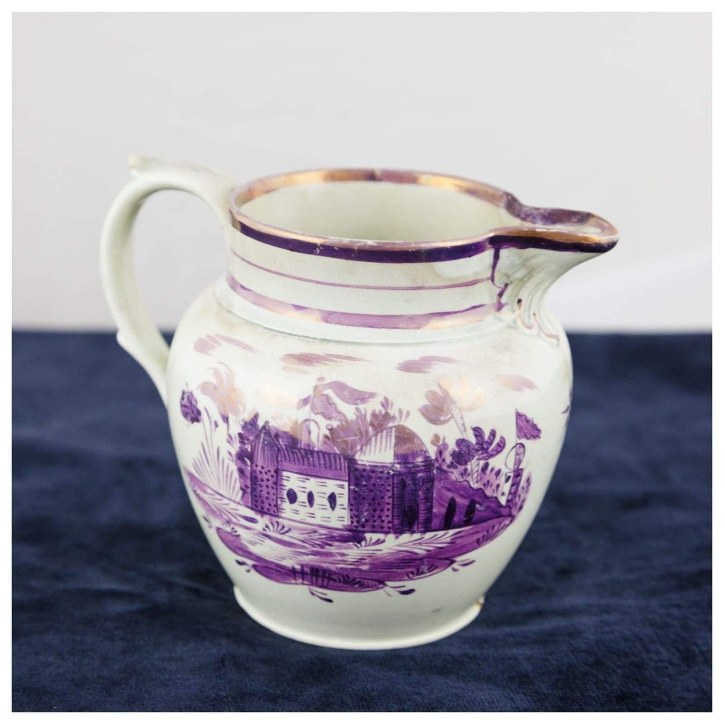 Ceramics - C19th Sunderland Lustre Jug