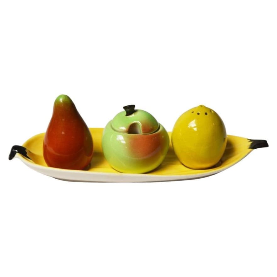 Ceramics - Carlton Ware Fruit Cruet Set