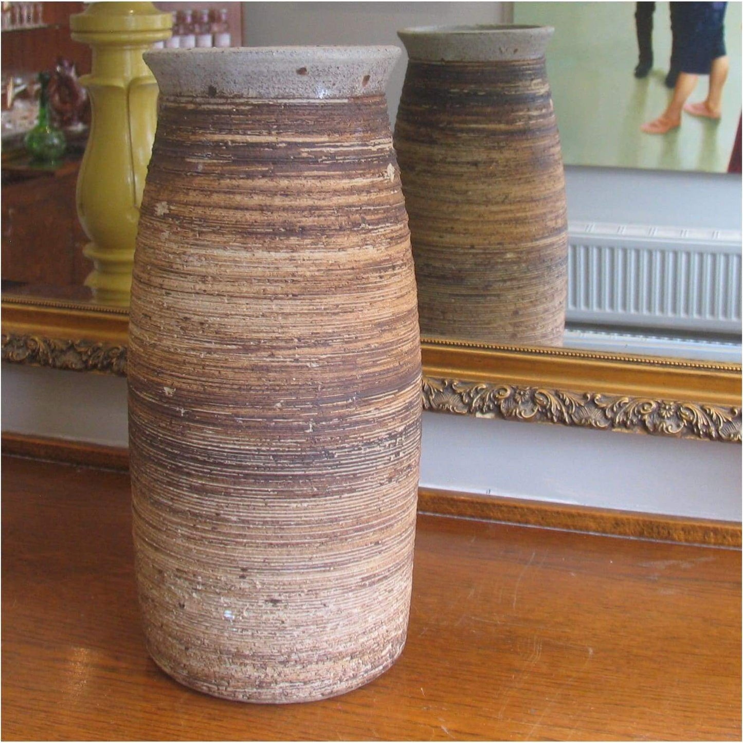 Ceramics - Large Cylinder Pottery Vase