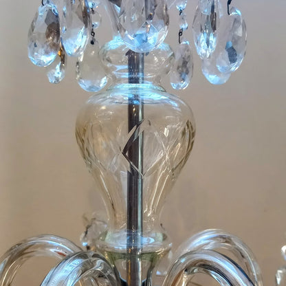 Five-Arm Crystal Chandelier
