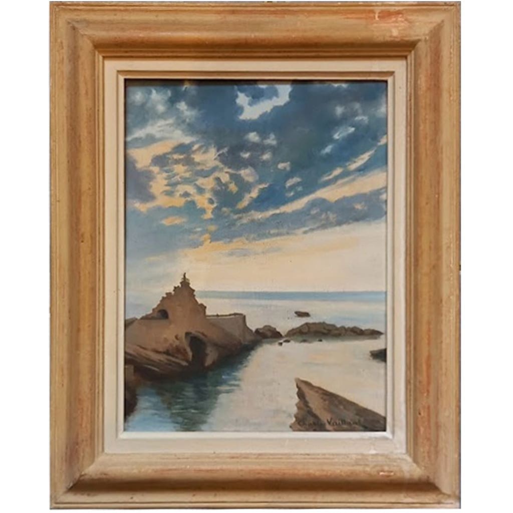 Charles Vaillant Cote de Basques Biarritz - Art