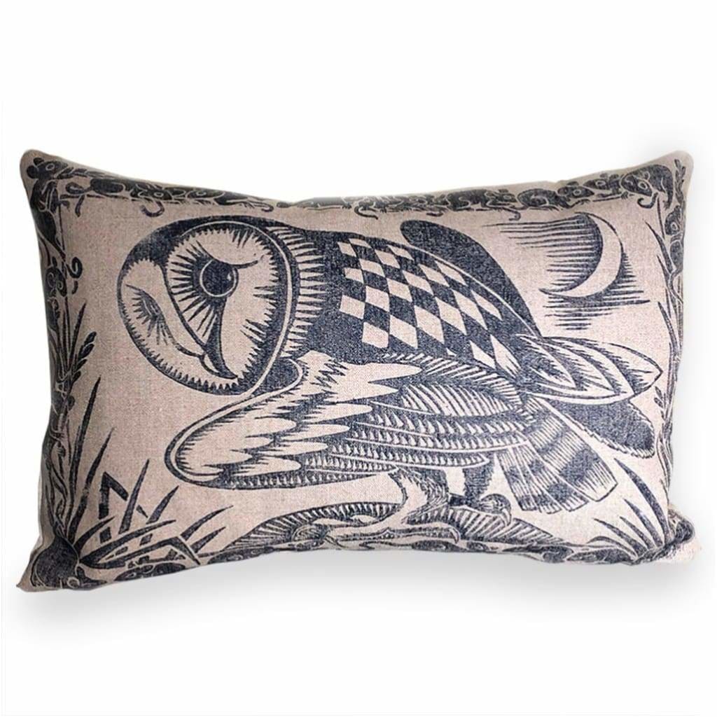 Cushions - Black Owl Cushion