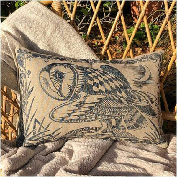 Cushions - Black Owl Cushion