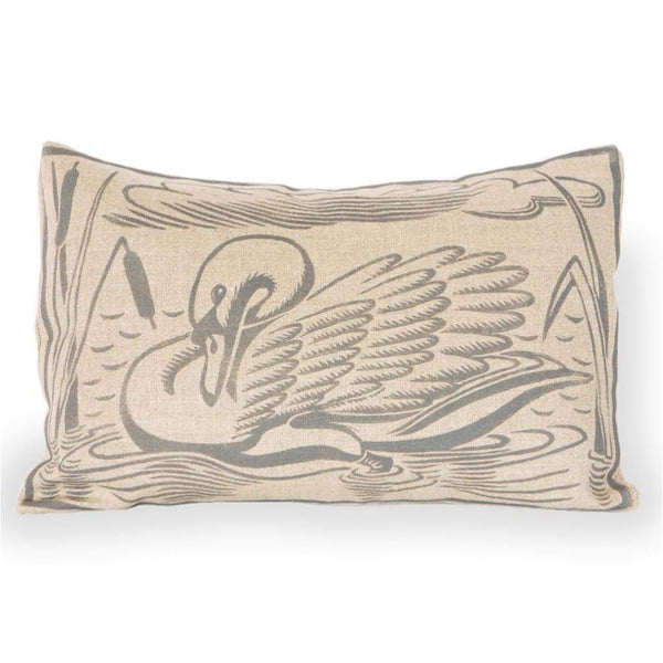Cushions - Grey 'Barnes Swan' Cushion