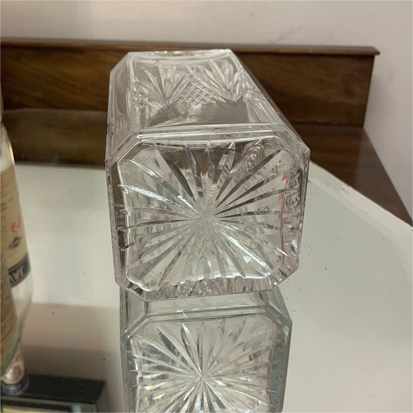 Cut Crystal Whisky Decanter - Glass
