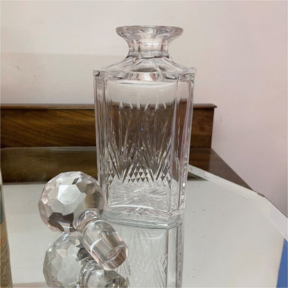 Cut Crystal Whisky Decanter - Glass