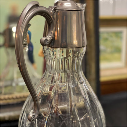 Cut Glass Claret Jug - Glass