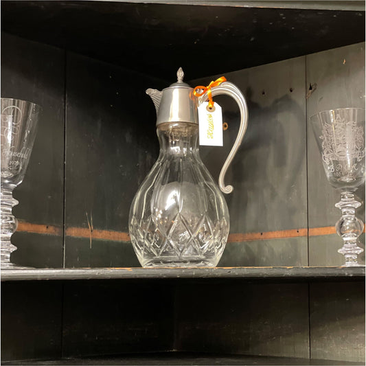 Cut Glass Claret Jug - Glass