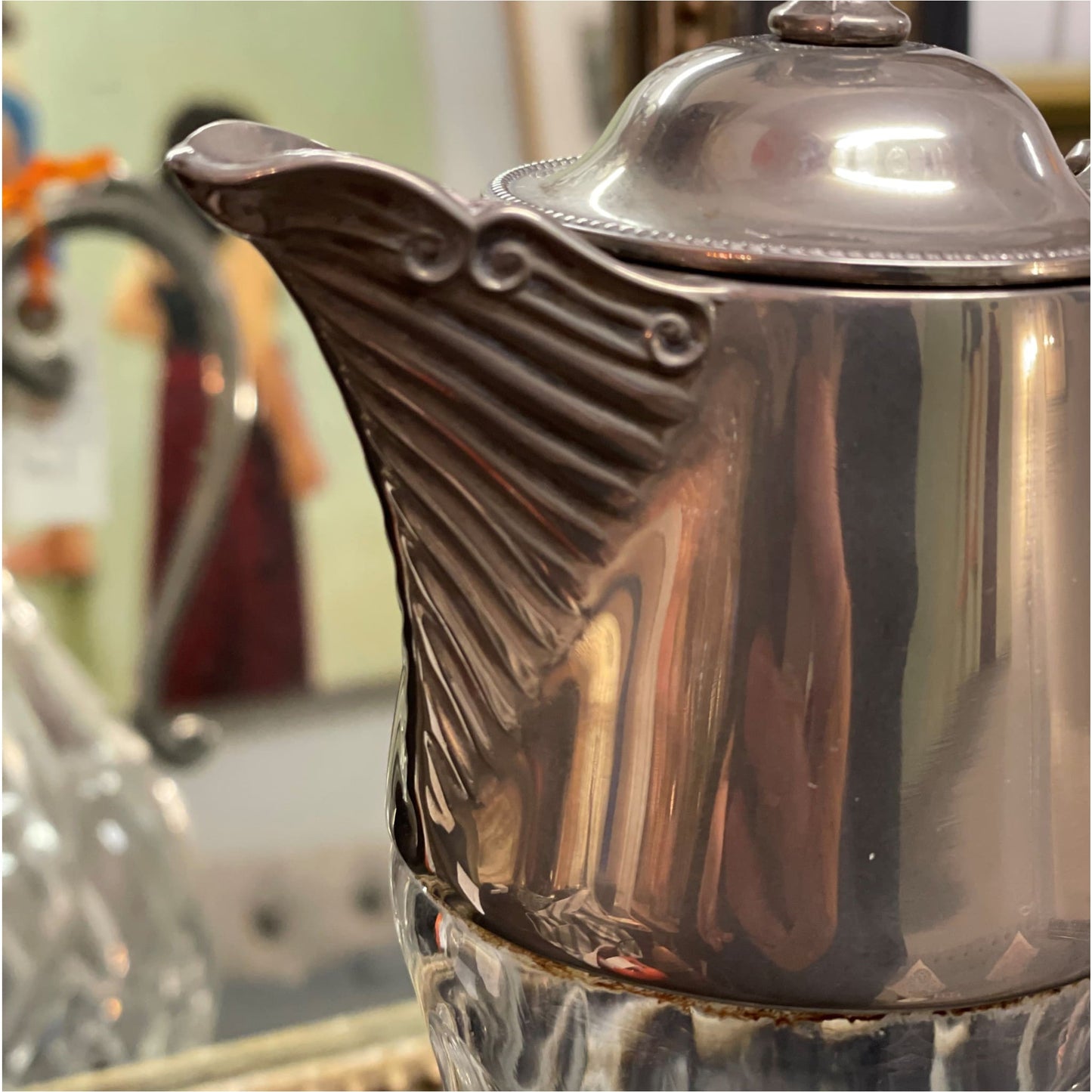 Cut Glass Claret Jug - Glass