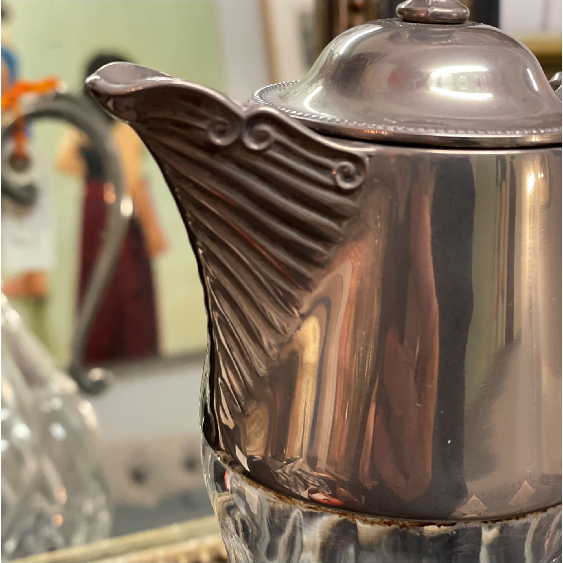 Cut Glass Claret Jug - Glass