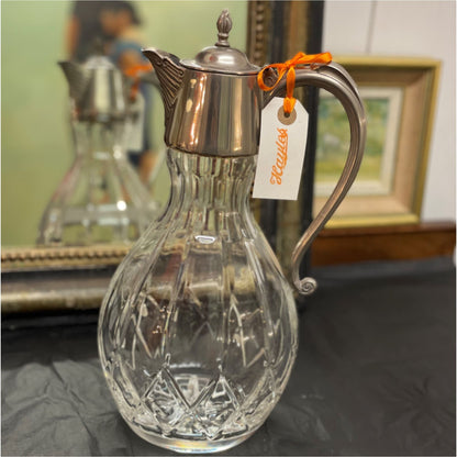 Cut Glass Claret Jug - Glass
