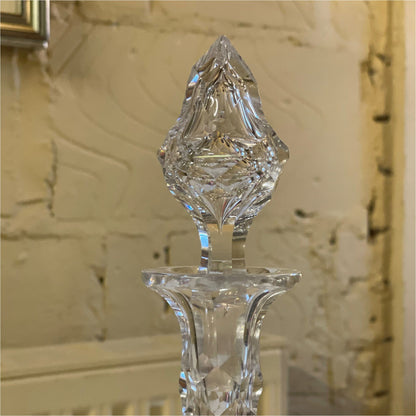 Cut Glass Crystal Decanter - Glass
