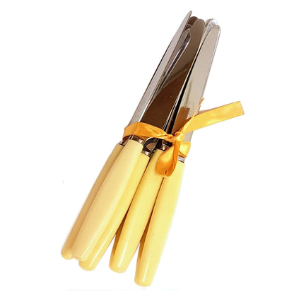 Cutlery - Eight Vintage George Butler Dessert Knives