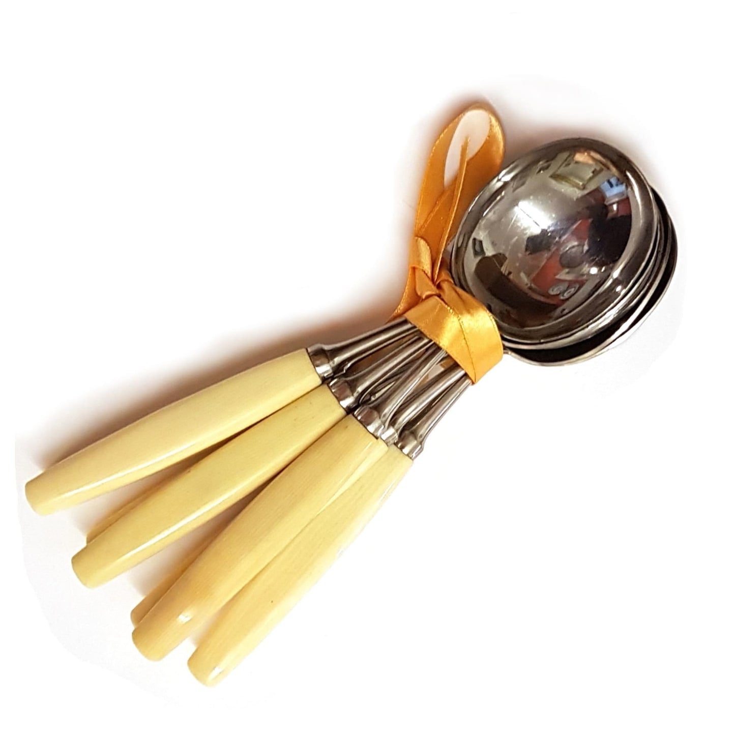 Cutlery - Eight Vintage George Butler Soup Spoons