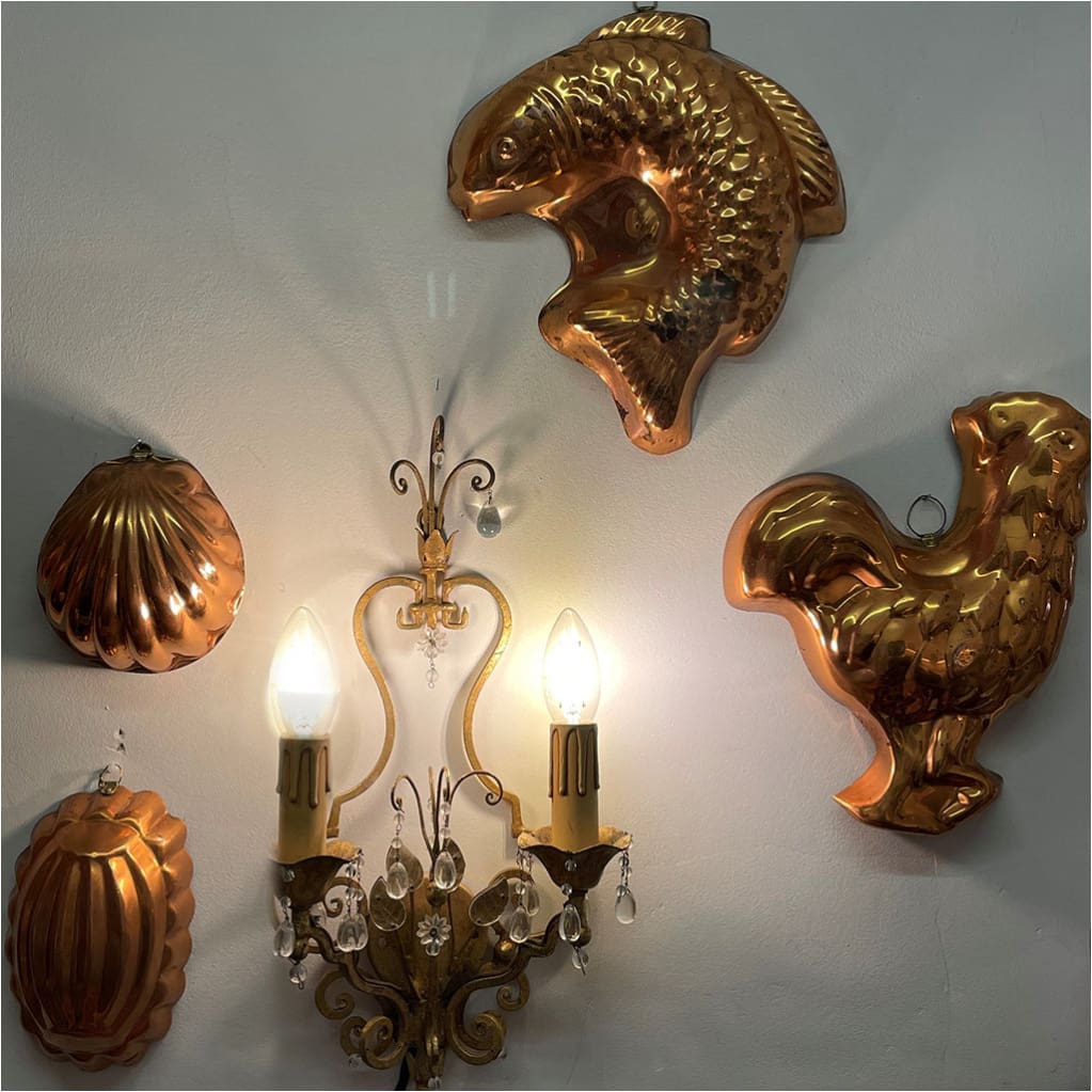 Decorative Vintage Copper Moulds - Miscellaneous