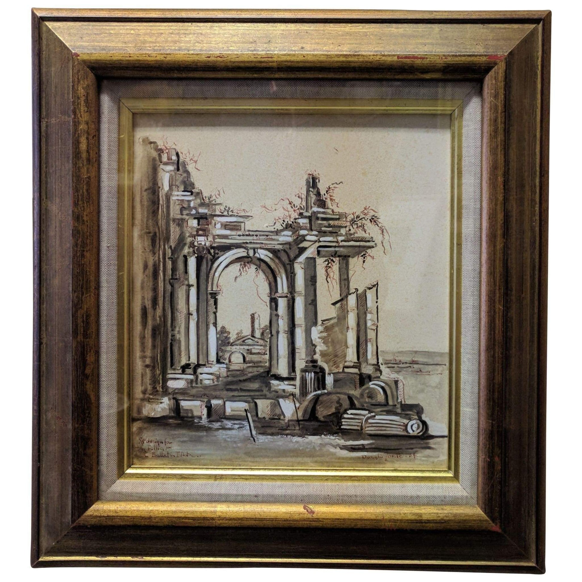 Donato Forte C20th Watercolour