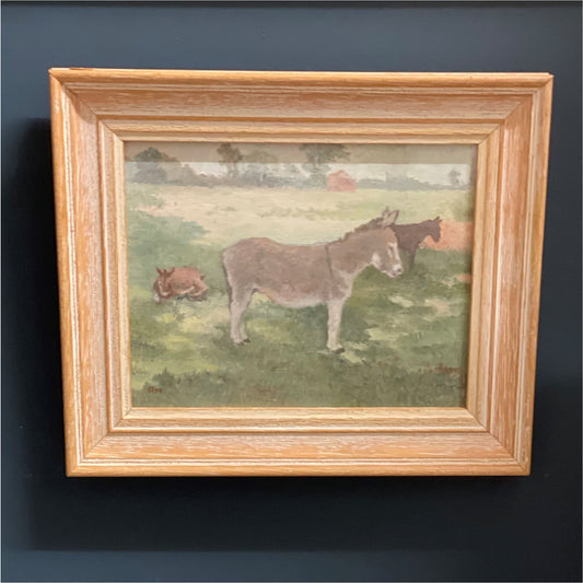 Donkeys Painting - Art